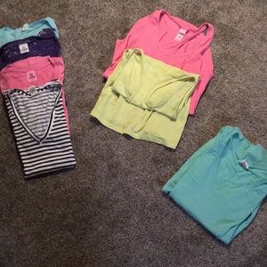 Victoria’s Secret pink shirts